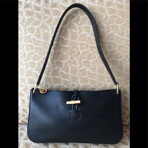 Longchamp leather Roseau shoulder bag